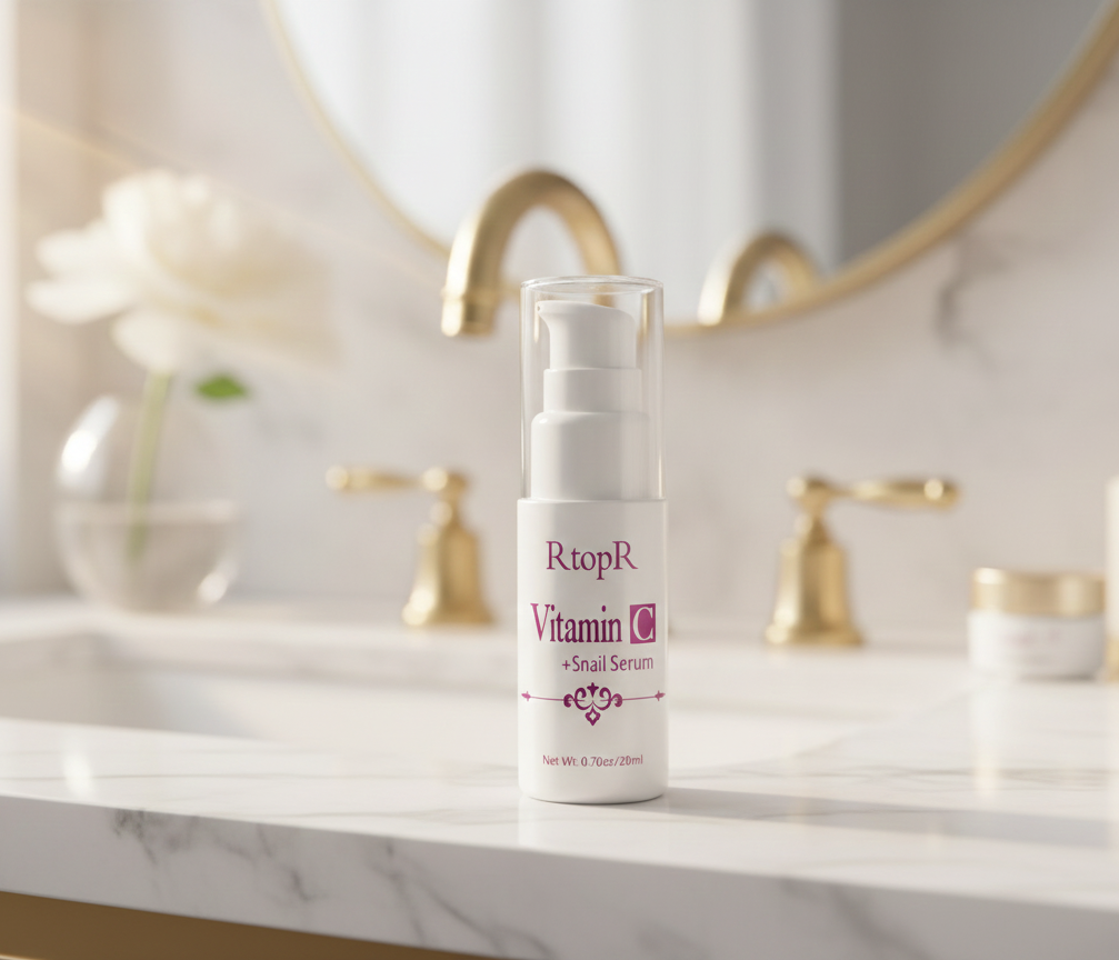 ✨ Sérum Vitamine C & Escargot – Éclat, Anti-Taches & Hydratation Intense