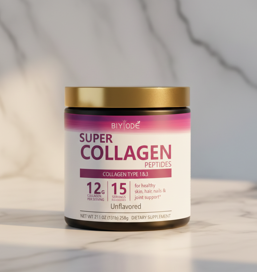 SUPER COLLAGÈNE PEPTIDES – Beauté Naturelle pour Peau, Cheveux & Ongles