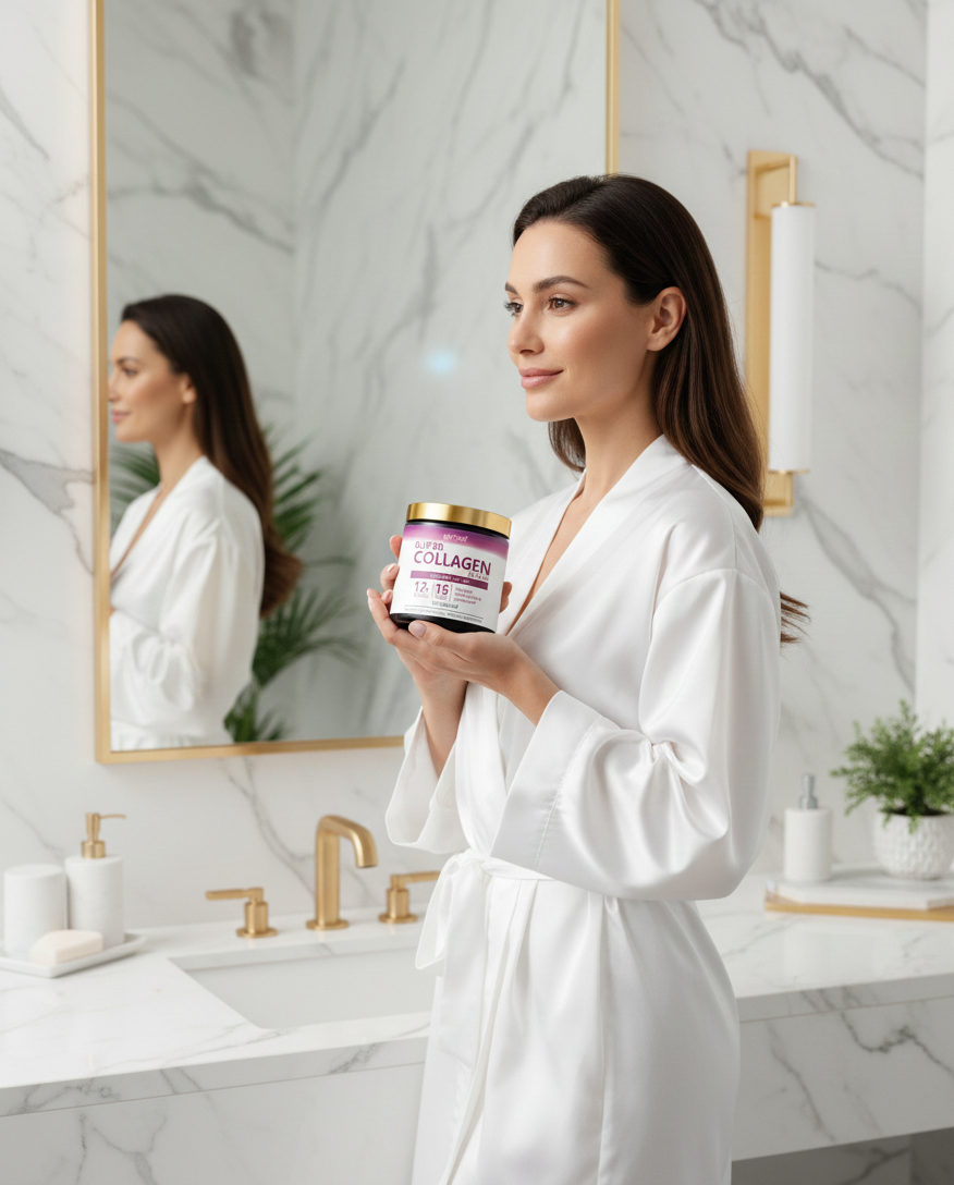 SUPER COLLAGÈNE PEPTIDES – Beauté Naturelle pour Peau, Cheveux & Ongles