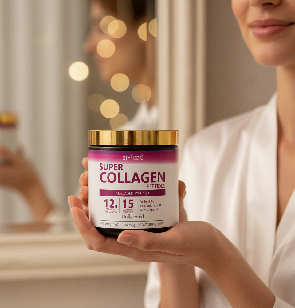 SUPER COLLAGÈNE PEPTIDES – Beauté Naturelle pour Peau, Cheveux & Ongles